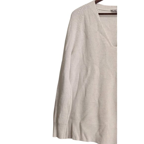 Athleta Switchback Pullover Sweater In Moonlight Heather Sz S - Picture 4 of 11